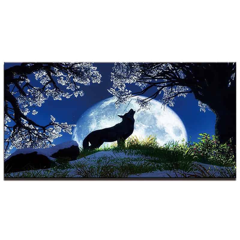 1 pi ce toile peintures cadre HD imprime photos Animal loup affiche d cor maison salon 68228550 4b97 49db 9996 35b9737d7848