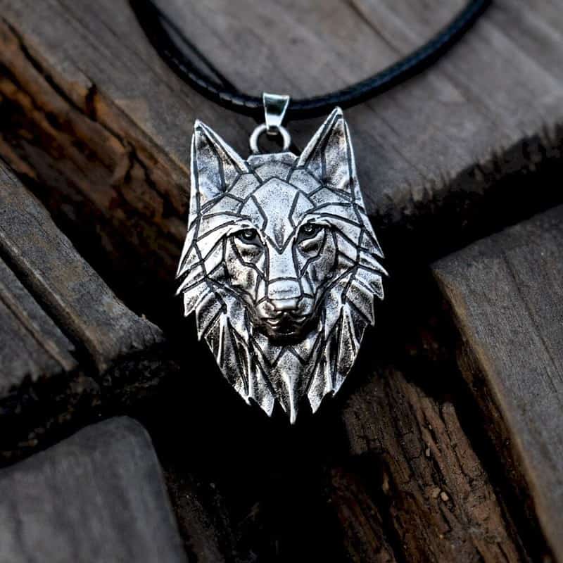 Collier SanLan 1 pi ces g om trique origami loup collier animaux sauvages 38586af2 4b8f 4e37 9e01 c76a3ae06fe9