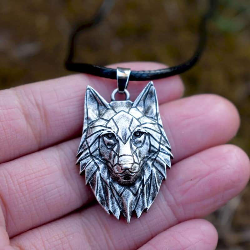 Collier SanLan 1 pi ces g om trique origami loup collier animaux sauvages f1dd484a 98fb 4a52 ad29 181b76ac7b8d