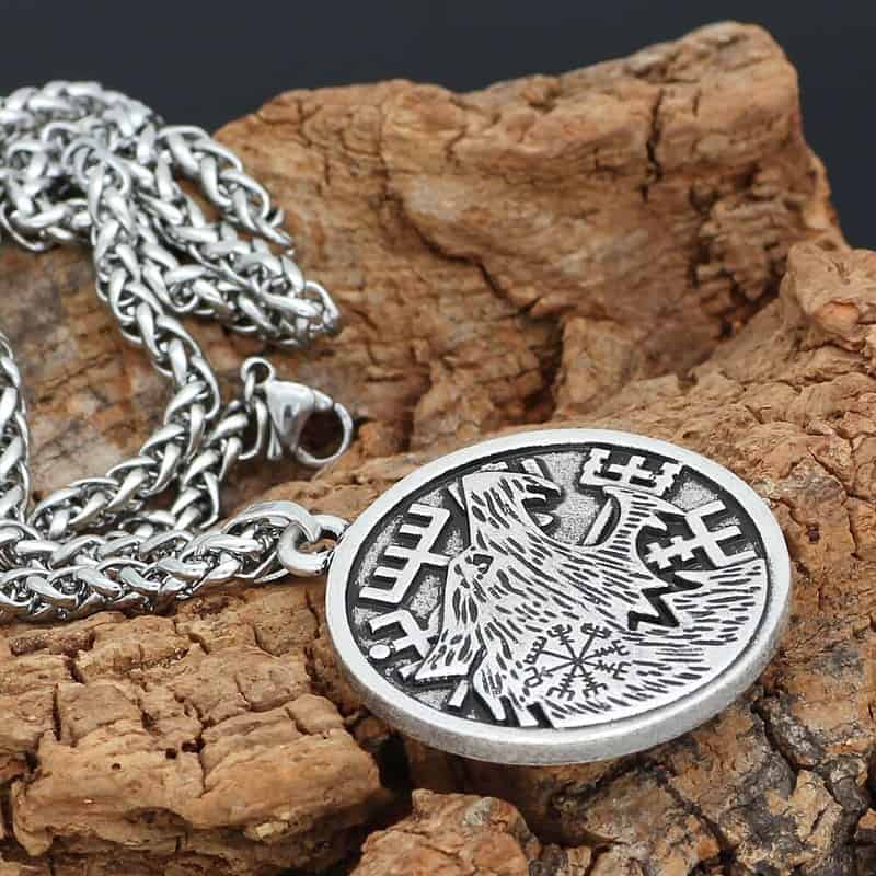 Collier pendentif nordique viking amulette loup odin pa en 26a08dea decf 46fa b9e4 3f18e11691c0