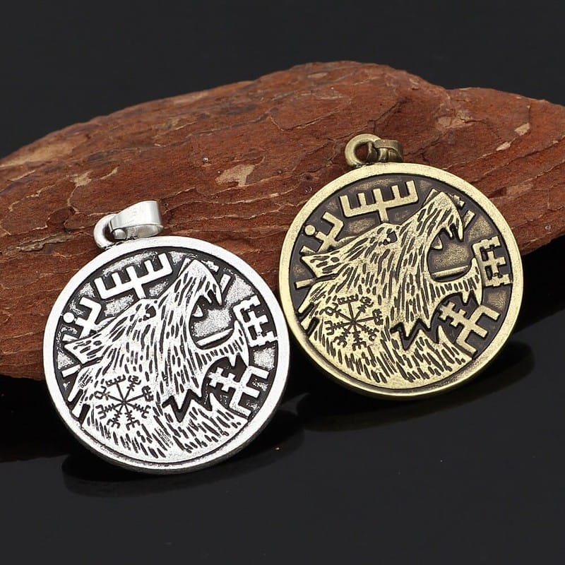 Collier pendentif nordique viking amulette loup odin pa en ff5c1413 55ba 41fb b568 639e1daef35a